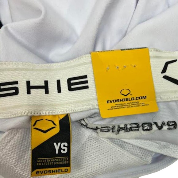NWT! EvoShield  YOUTH Salute Baseball Uniform Pants WHITE/SMALL - Picture 5 of 5